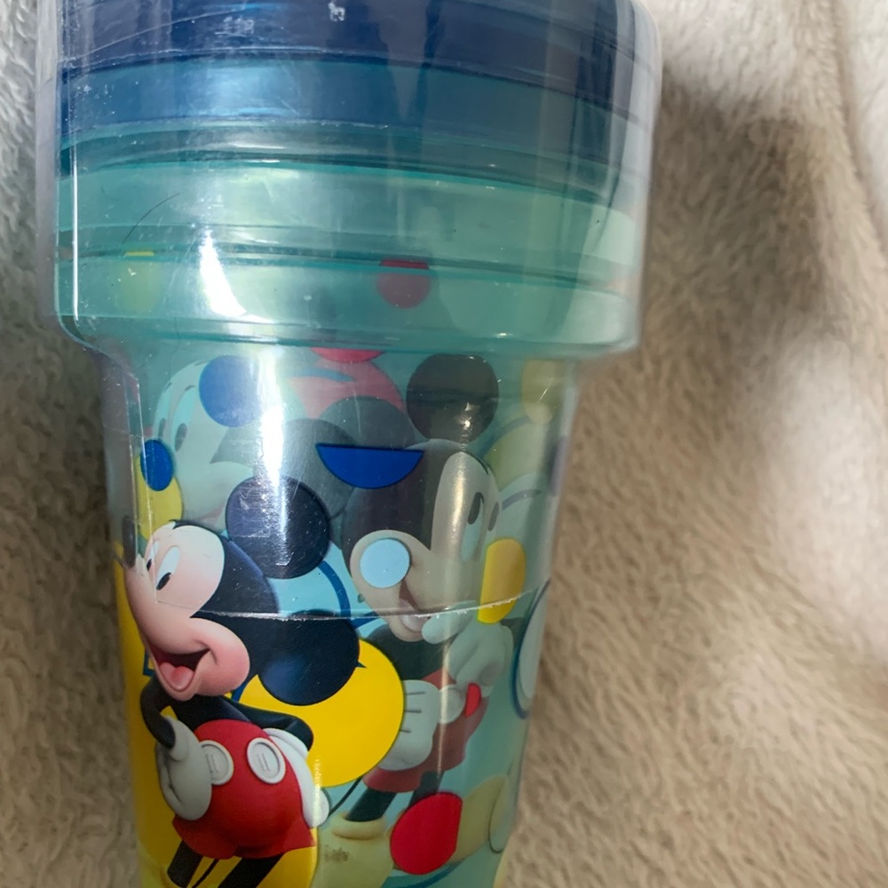 Rare Disney Baby Mickey Mouse bedding USA Americana Road Trip throw blanket